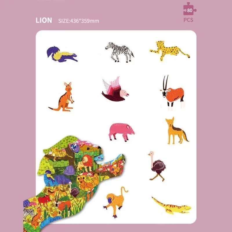 

F62D Animal Puzzlebox Interactive Infant Intelligence Development Early Learning Toy