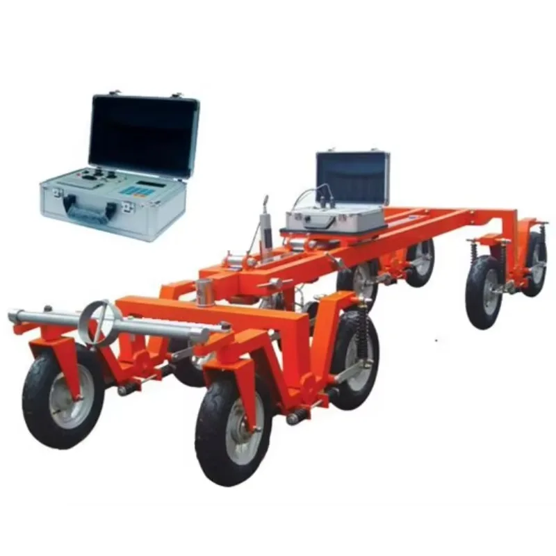 B002 Continuous Eight Wheels Viameter Profilometer for Pavement Quality Profilometer Road Surface Flatness Testing