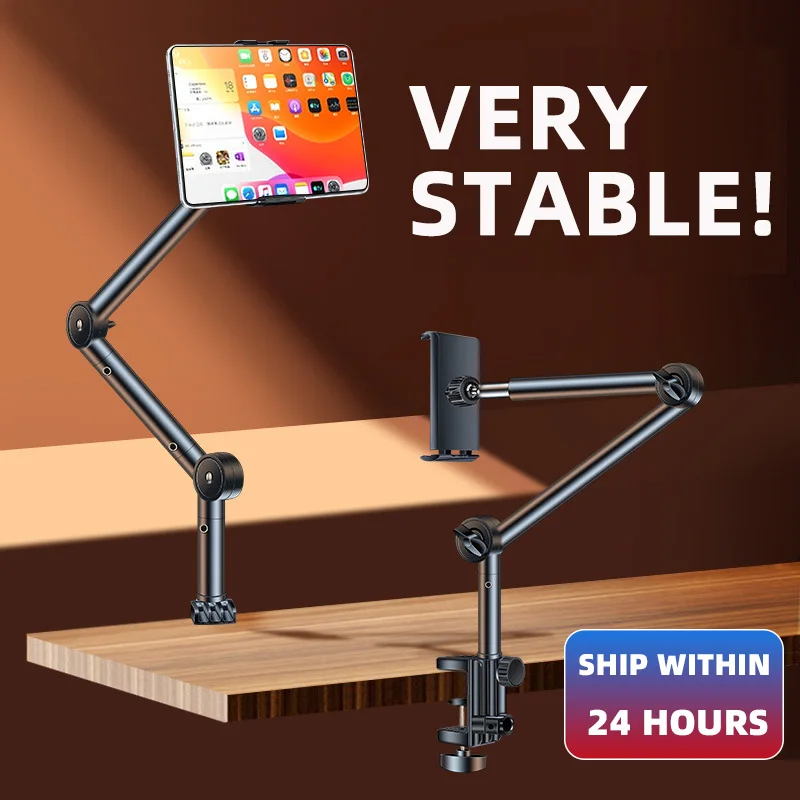 

Tablet Holder for Table Desk Stand 360°Multi-Angle Adjustable Suport for Ipad Pro Xiaomi Samsung Huawei IOS Tablet Accessories