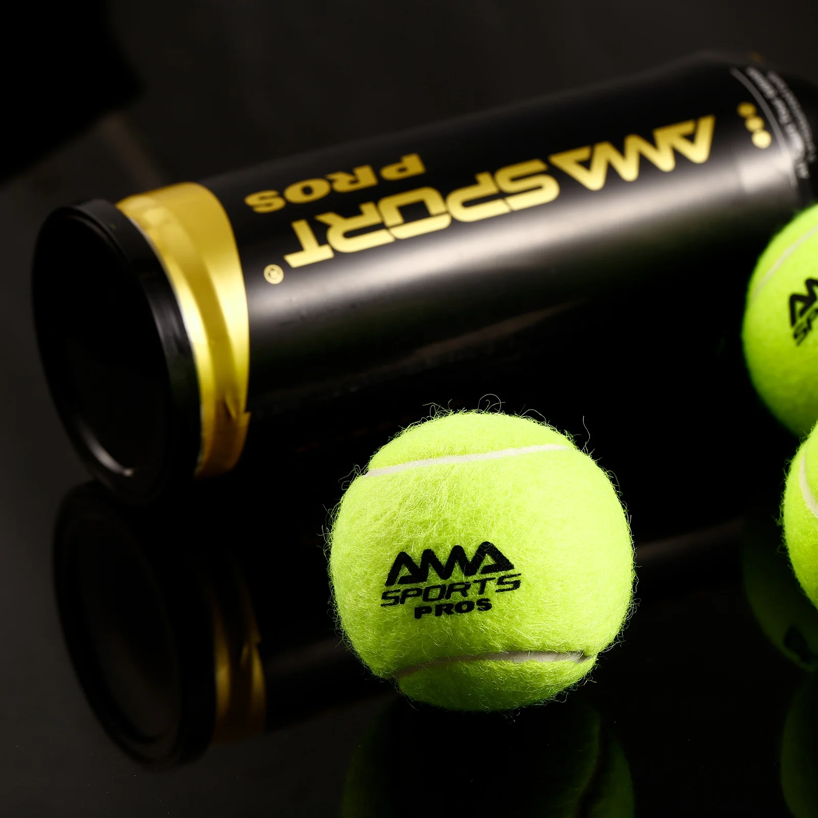 Bolas de padel pressurizadas AMASPORT projetadas para eventos de torneio tecido de lã premium para durabilidade acessórios de bola de tênis de padel