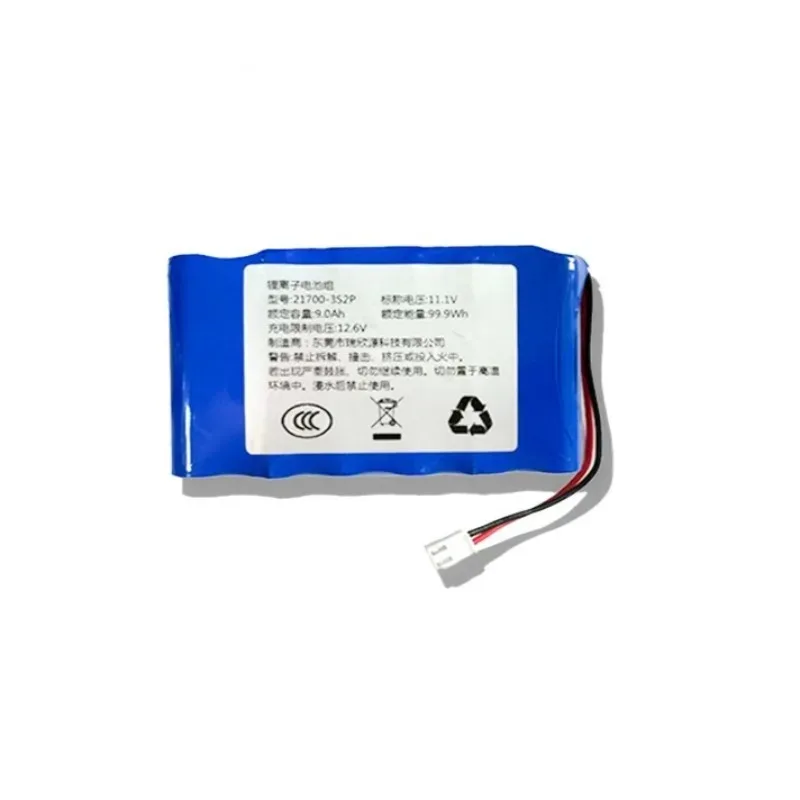 High-rate 11.1V 9000mAh 21700 Lithium-ion Battery for Air Pump Electric Drill Drone Interference Instrument Rechargeable Battery