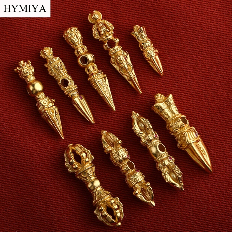 

100% 925 silver Spacers Tibetan Dorje Beads Buddhist Vajra Bead Amulet Jewelry Findings