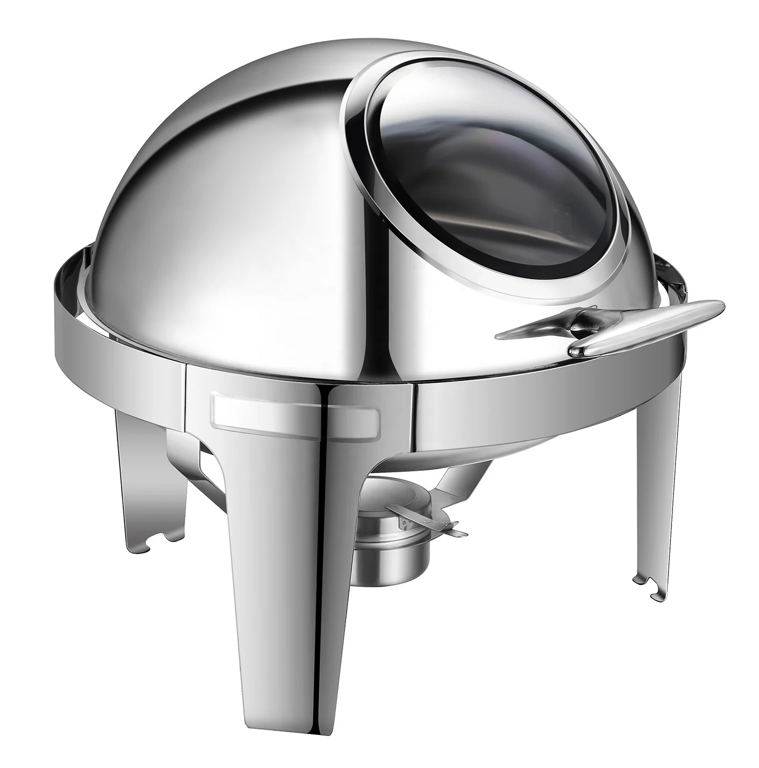 

Roll Top Chaffing Dishes 9L Visible Chafer Dish Buffet Set Stainless Steel Food Warmer For Wedding Party