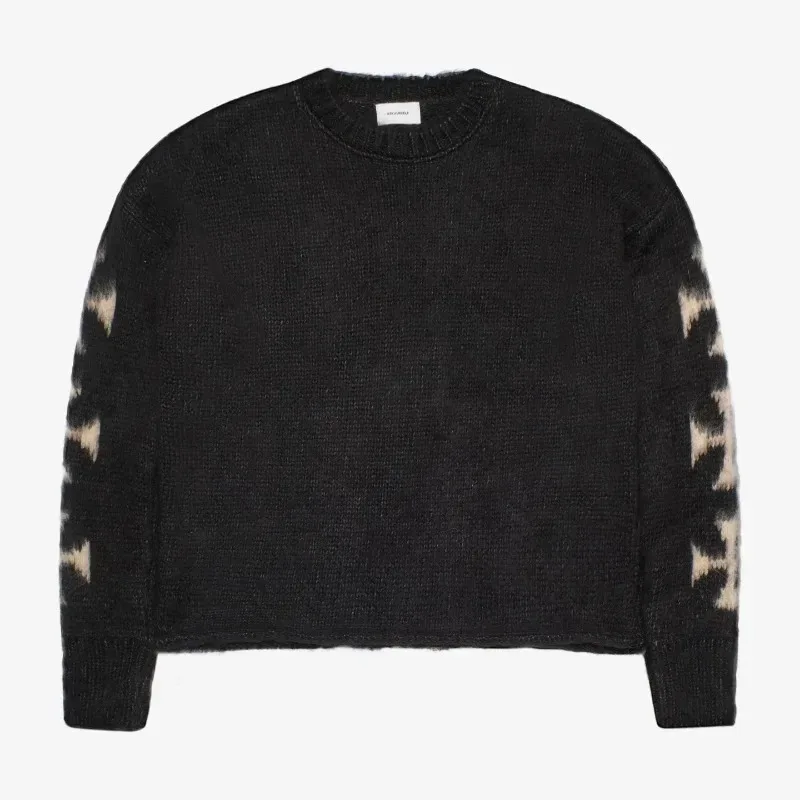 

new 2025 Y2K Harajuku new Gothic street men sweater fashion couple casual oversized pullover Retro punk hip hop warm crewneckswe