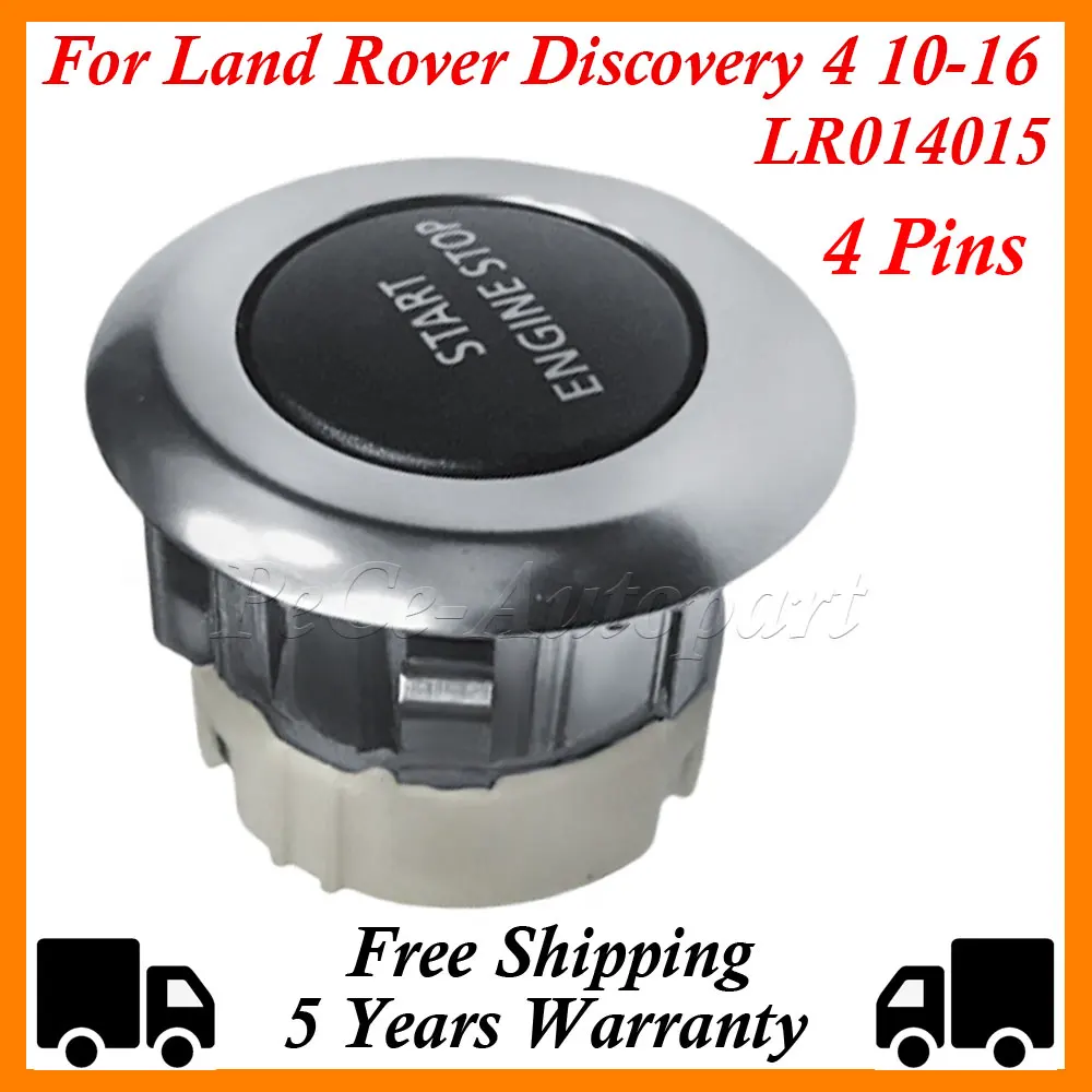 LR014015 Engine Start Stop Keyless Ignition Switch Button For Land Rover Range Rover Sport L320 2013 Discovery 4 L319 2010-2016