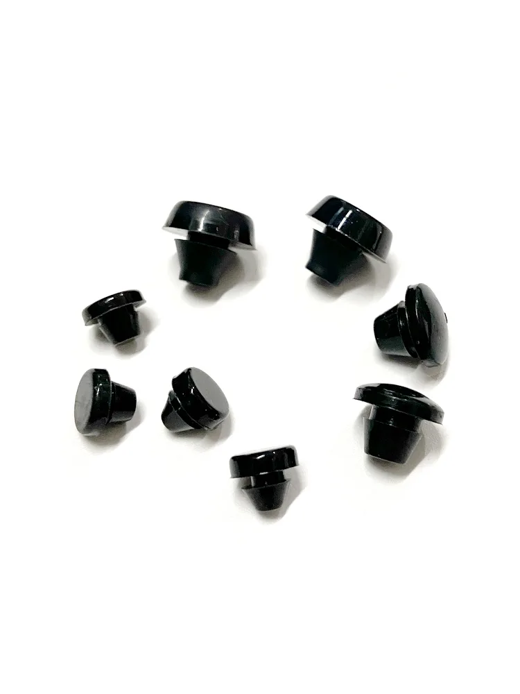 مادة السيليكون الأسود بدون براغي حافظة كمبيوتر ثابتة منصات قدم لينة امتصاص الصدمات المضادة للتصادم المكونات في منصات القدم