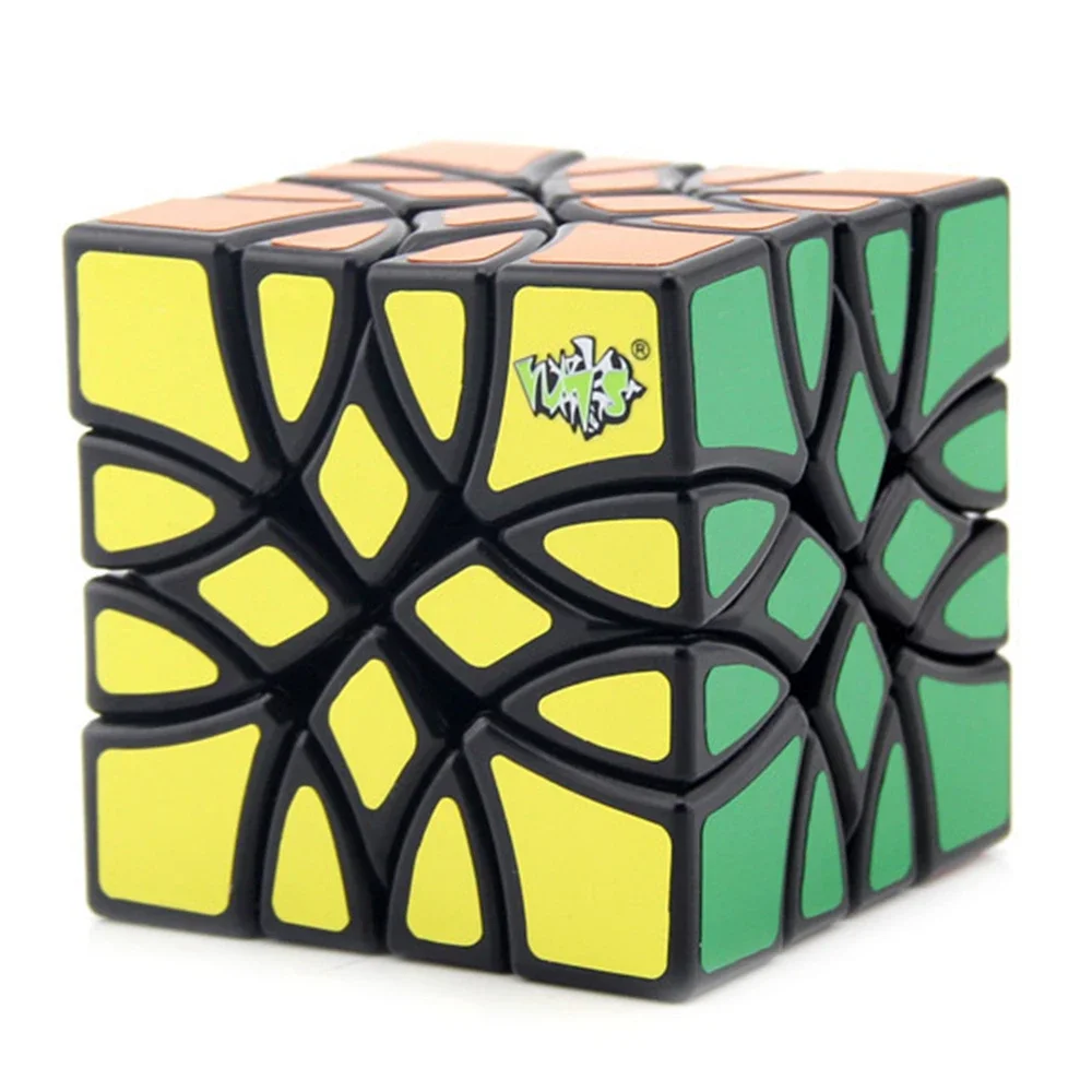 Lanlan Mosaic Magic Cube Speed Puzzle Skew Cubes Children Kids Educational Toys