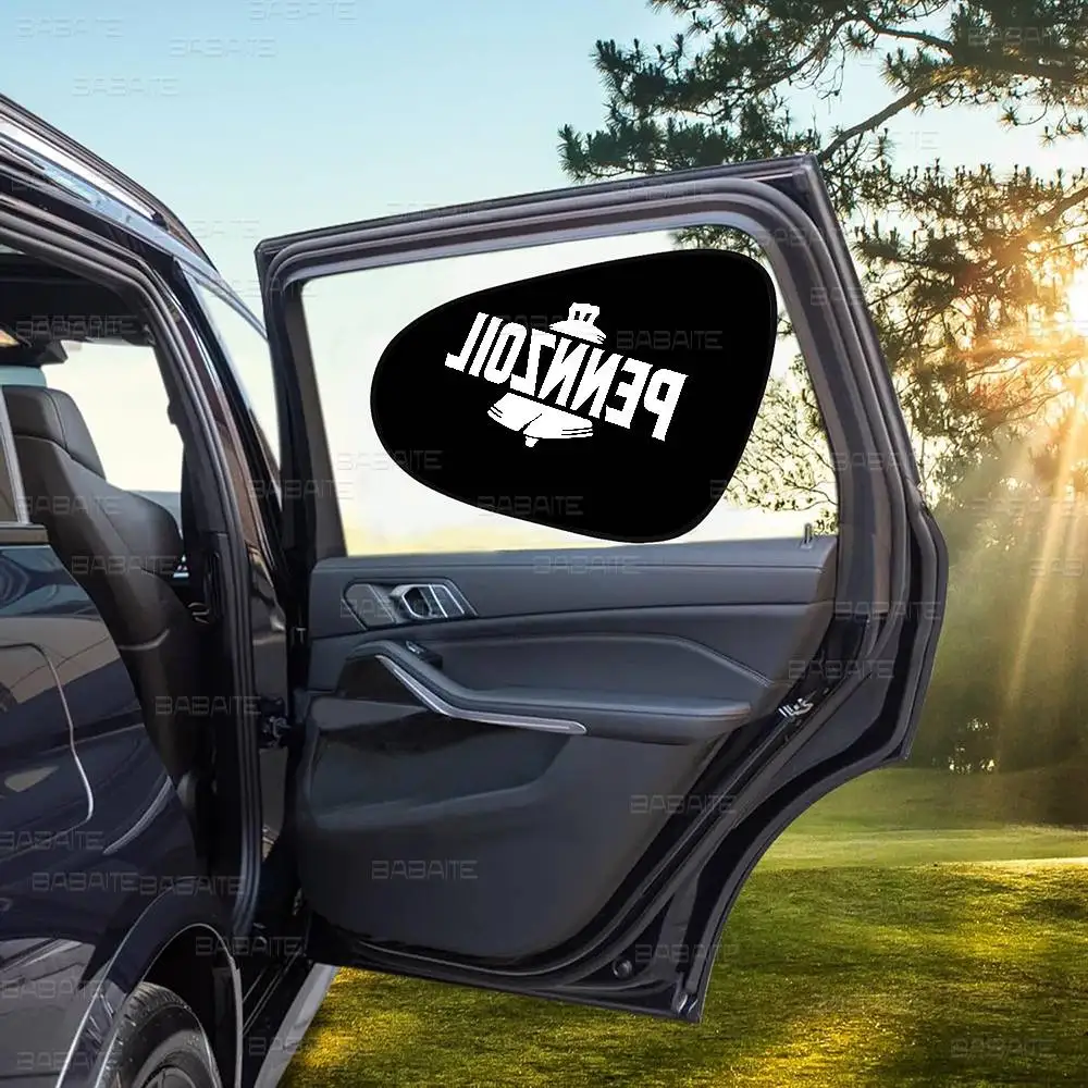 Doormat PENNZOIL LOGO Car Sun Shade UV Protection Electrostatic Adsorption Car Window Sunshade For Kids Outdoor Sunscreen view 4