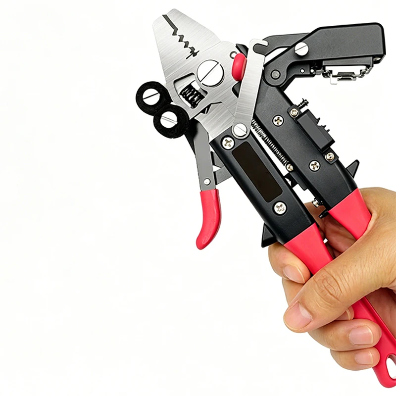 MC-16 Fiber Optic Stripper & Cleaver Tool with Cleaning Scissors for FTTH