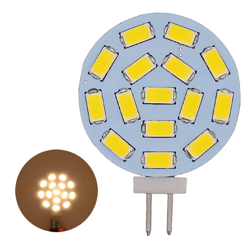 

10pcs G4 LED Bulb AC DC12V 24V G4 2835 Corn Lamp LED Spotlight 3000k 4000k 6000k 3w Landscape Porch Replace 30w Halogen Crystal