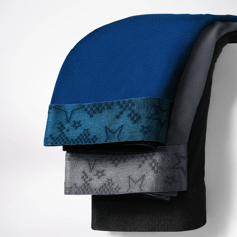 5pcs 총알 분할 팬티, 남성용 모달 음낭 지지대, 남성용 플랫 팬티, 여름 얇고 통기성이 뛰어난 4각 트로