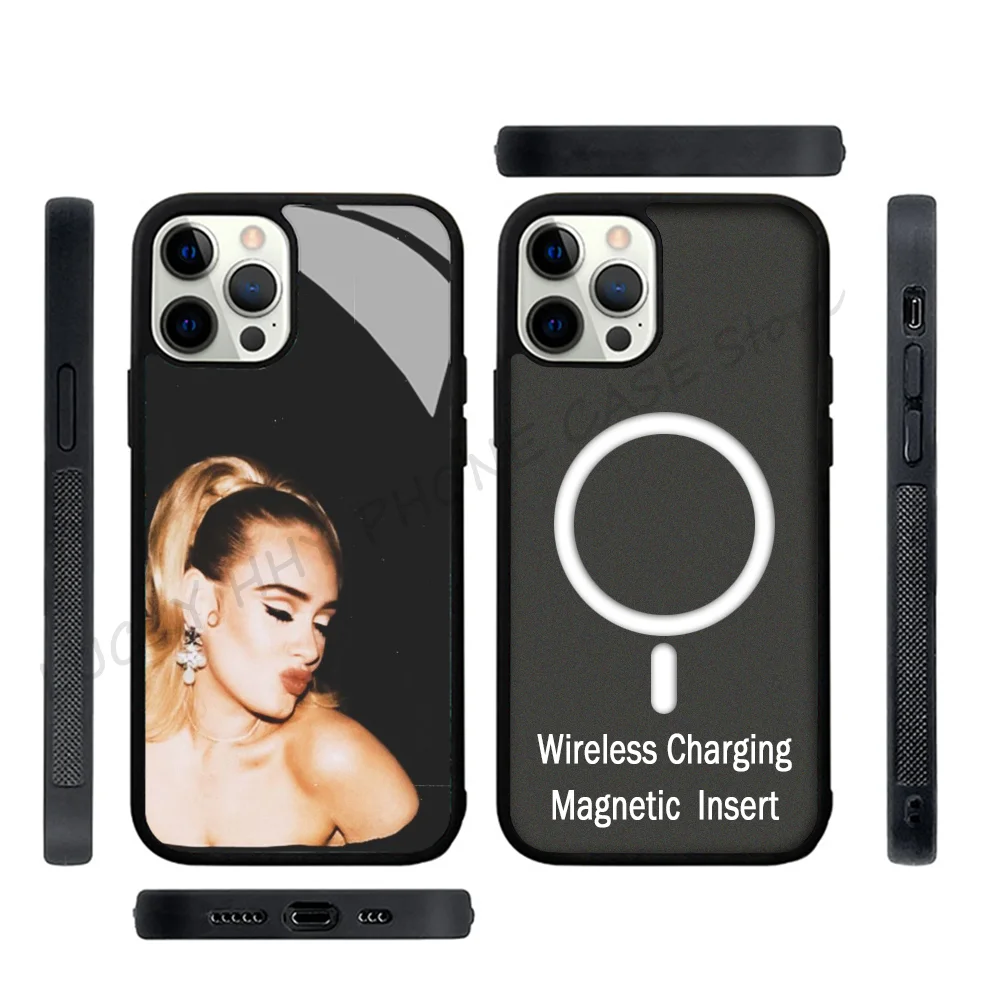 Singer Phone Case Strong Magnetic For IPhone 15 14 13 Pro Max 11 12 Mini A-Adele-A-Adkins For Magsafe