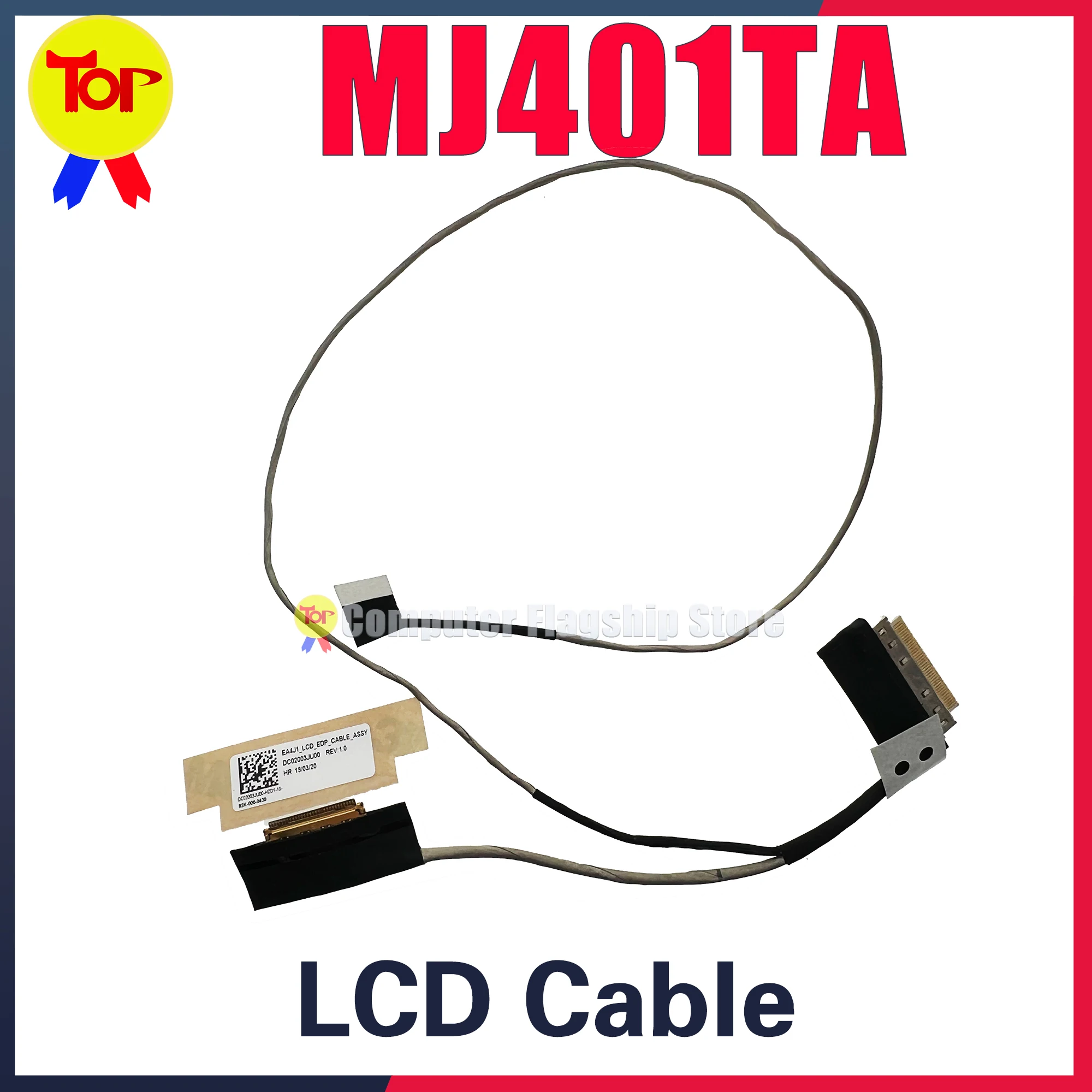 

Гибкий кабель для ЖК-дисплея ноутбука ASUS MJ401TA MJ401 MJ401T ea4j1 _ lcd_edp_cable DC02003JU00