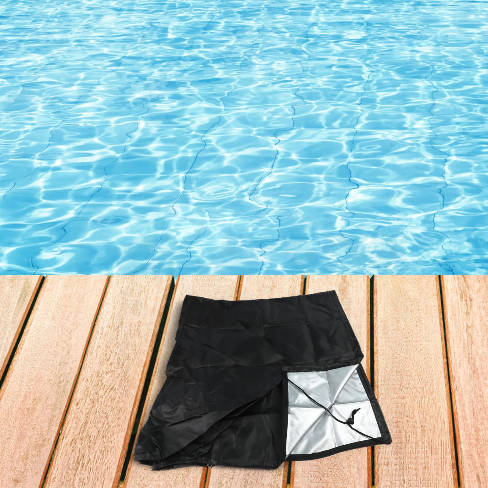 

Adjustable Cover Waterproof Pool Pump Cover 420D Waterproof Material Compatible With Krystal Pool Easy To Clean