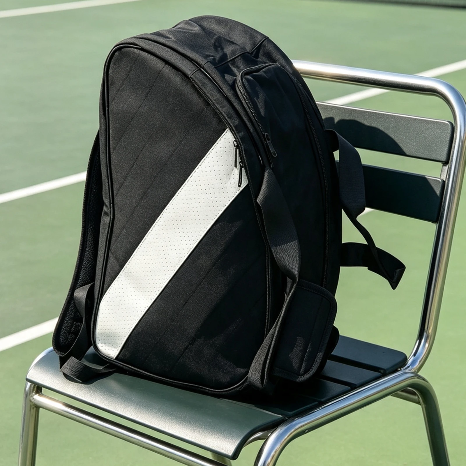 Badminton Racquet Bag with Insulated Pocket Tennis Backpack Waterproof Oxford Sports Padel Bag Multipurpose for Women & Men