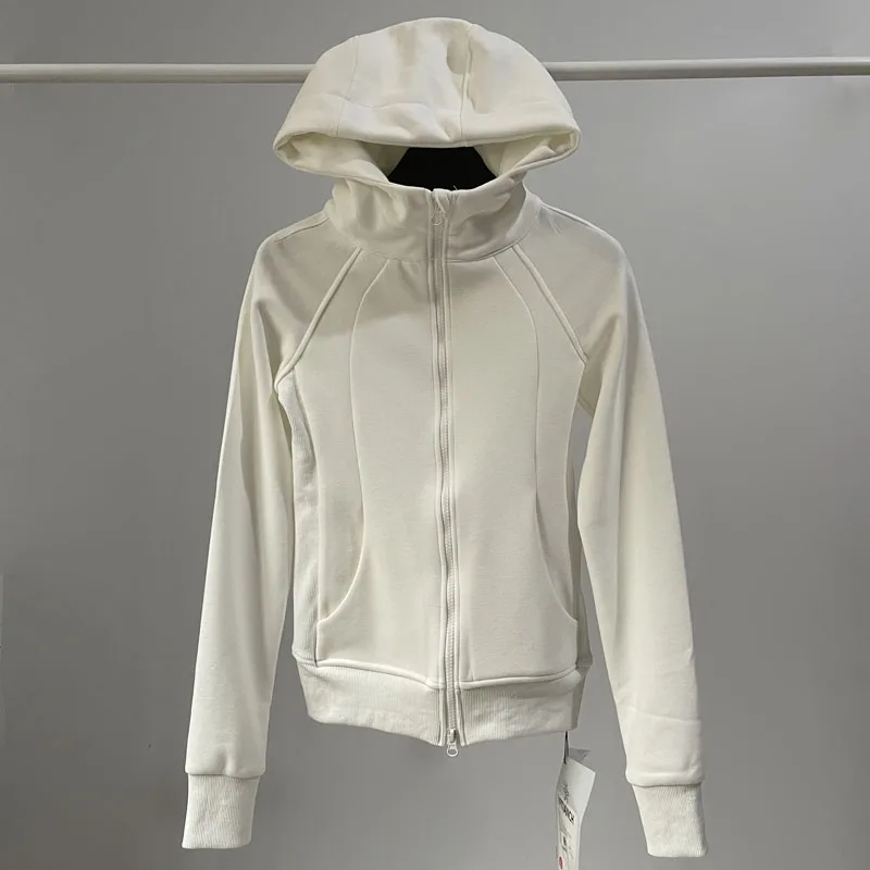 [YOZOU] Autumn Cotton Solid Black Gray White Slim Y2k Zip Up Hoodie Hooded Sweatshirt Jackets Women Streetwear Korean Cardigan