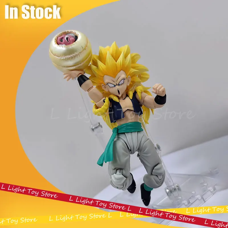 Dragon Ball Z Gotenks Head Carving Accessory Kit Supersaiyan 3 Gotenks Action Figure Special Effects Pieces Random Anime Figures