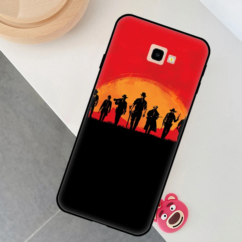 Red Dead Redemption 2 Pour Samsung Galaxy J3 J5 J7 2017 A3 A5 J1 2016 A7 A8 A9 J8 2018 J4 J6 Plus Couverture Arrière