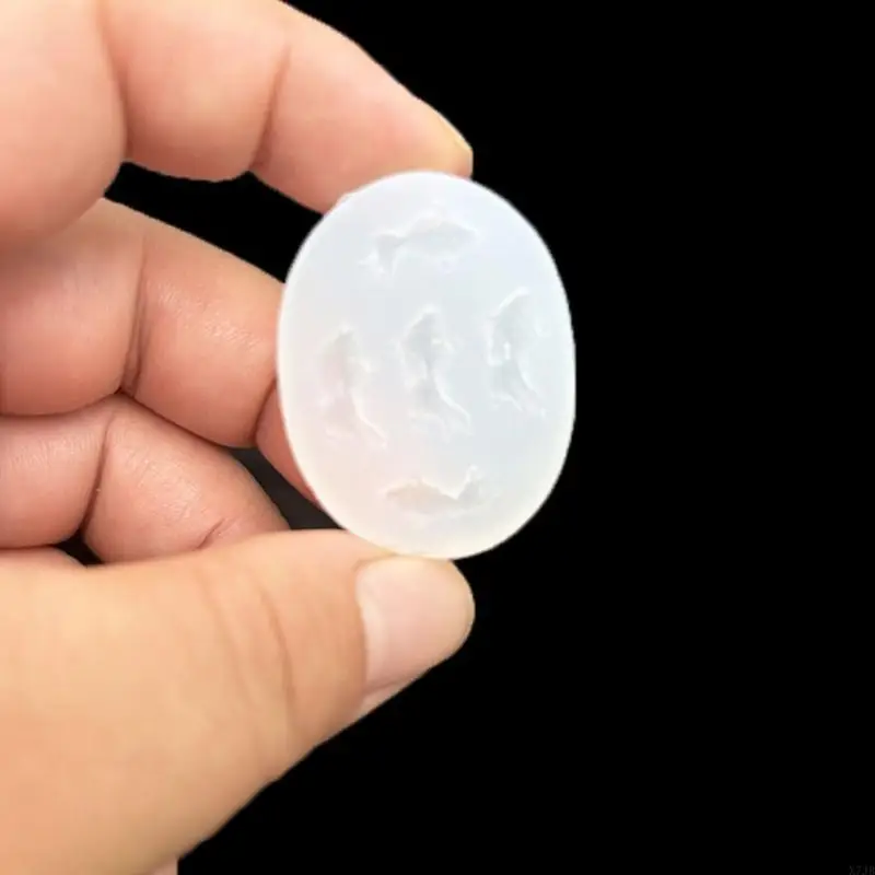 Clear Fish Silicone Pendant Decoration Mold For Keychain Charm Making