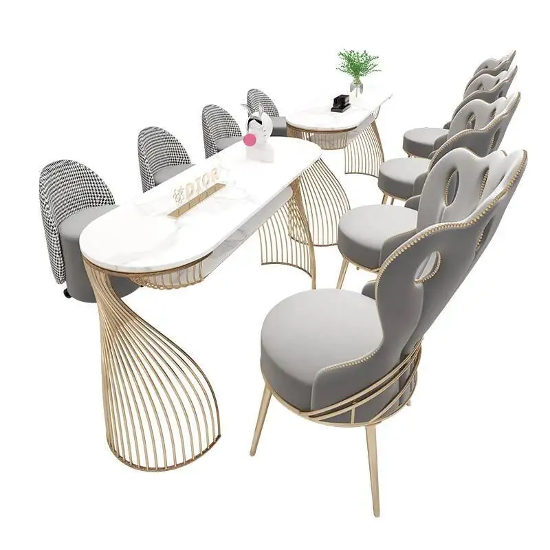 لوحة لباديكير مانيكير طاولة يدوية أثاث طاولة رجعي لصالونات التجميل مانيكير الأظافر كرسي الأظافر منظم اللوازم #5