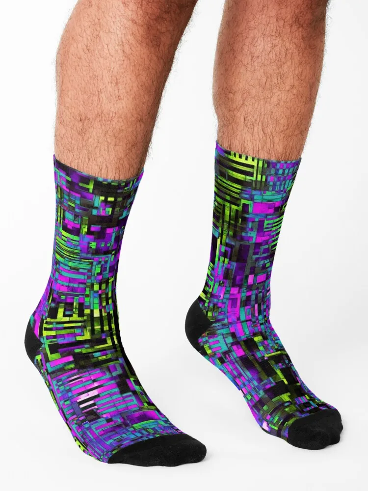 Calcetines Cyberpunk Medias de compresión Calcetines para correr Mujer Hombre