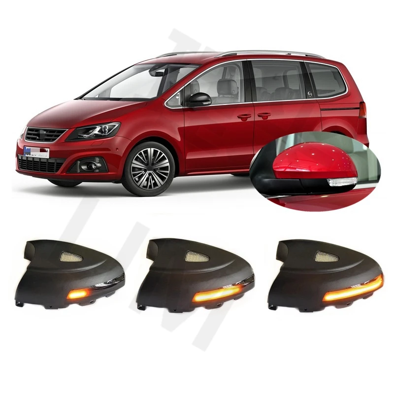 Fit for Seat Alhambra 710 2010 2011 2012 2013 2014 2015 2016 2017 2018 Dynamic LED Blinker Indicator Mirror Turn Light Signal