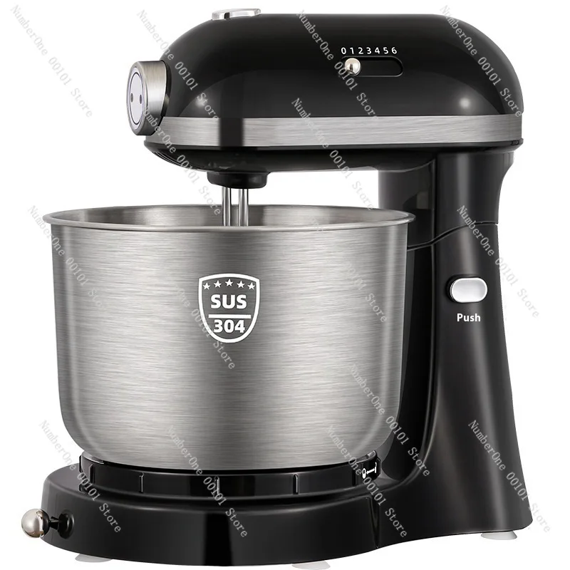 Household desktop egg beater, food mixer 6-speed speed regulation cream 3.5L capacity