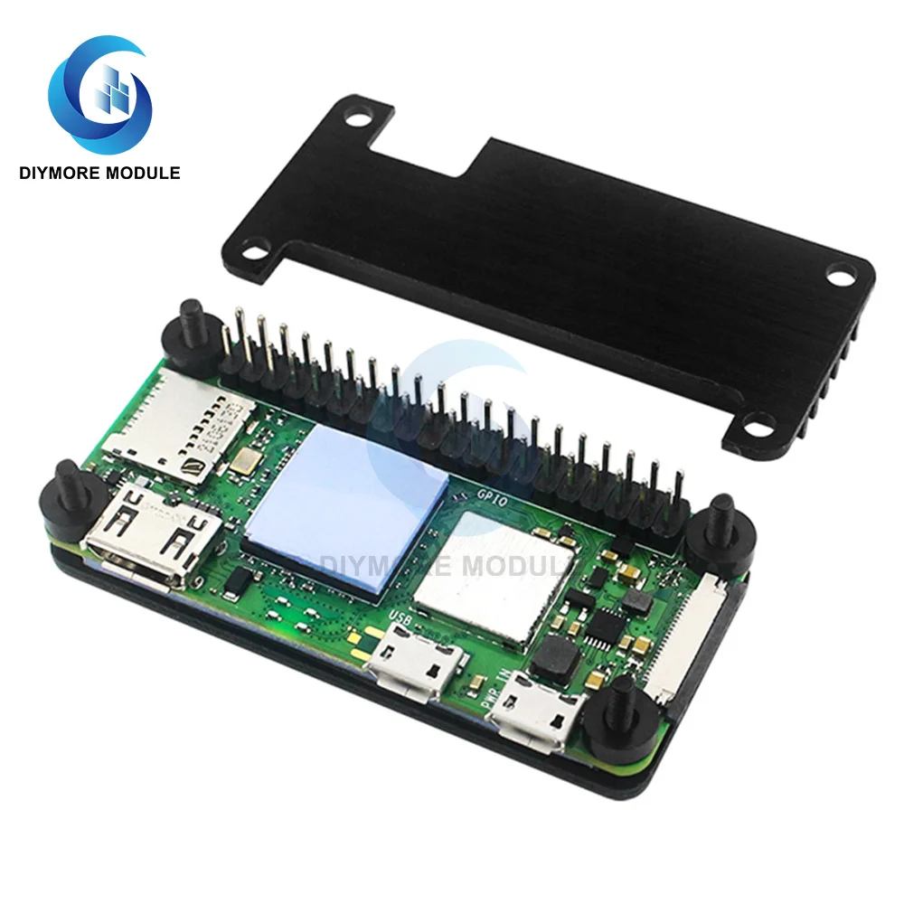 for Raspberry Pi 4 Model B Aluminum Case, Passive Cooling Aluminum Alloy Protective Shell Metal Enclosure for Raspberry Pi 4 Mod image 4
