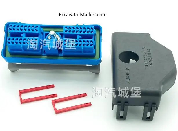 

64 Pin Computer Board Controller Connector Plug 245-1042 245-1043 15488667 15488668 For excavator CAT Caterpillar 323D 320D 312