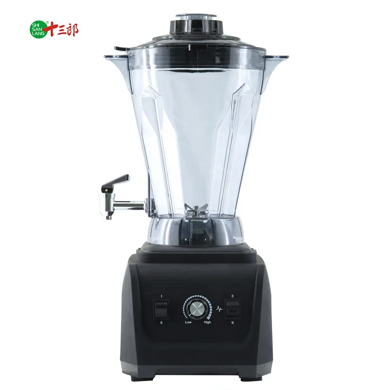 Large Capacity 6.8L Commercial Blender for Smoothies Soy Milk with Tap