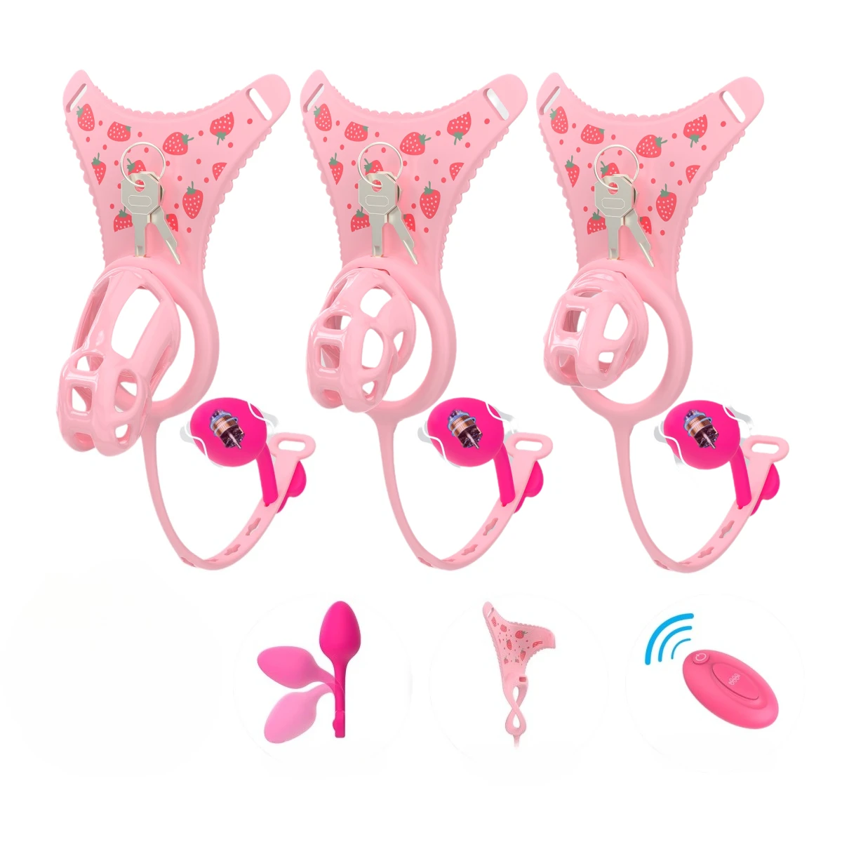 NEW Chastity Pants Chastity Lock Penis CB Lock Wireless Remote Control Vibrating Anal Plug Urethral Catheter Adult Sex Toys Men