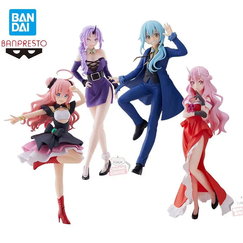En stock: Banpresto Original That Time I Got Reincarnated as a Slime 10th Anniversary - Figuras de Milim, Nava, Shion, Shuna, Rimuru y Tempest