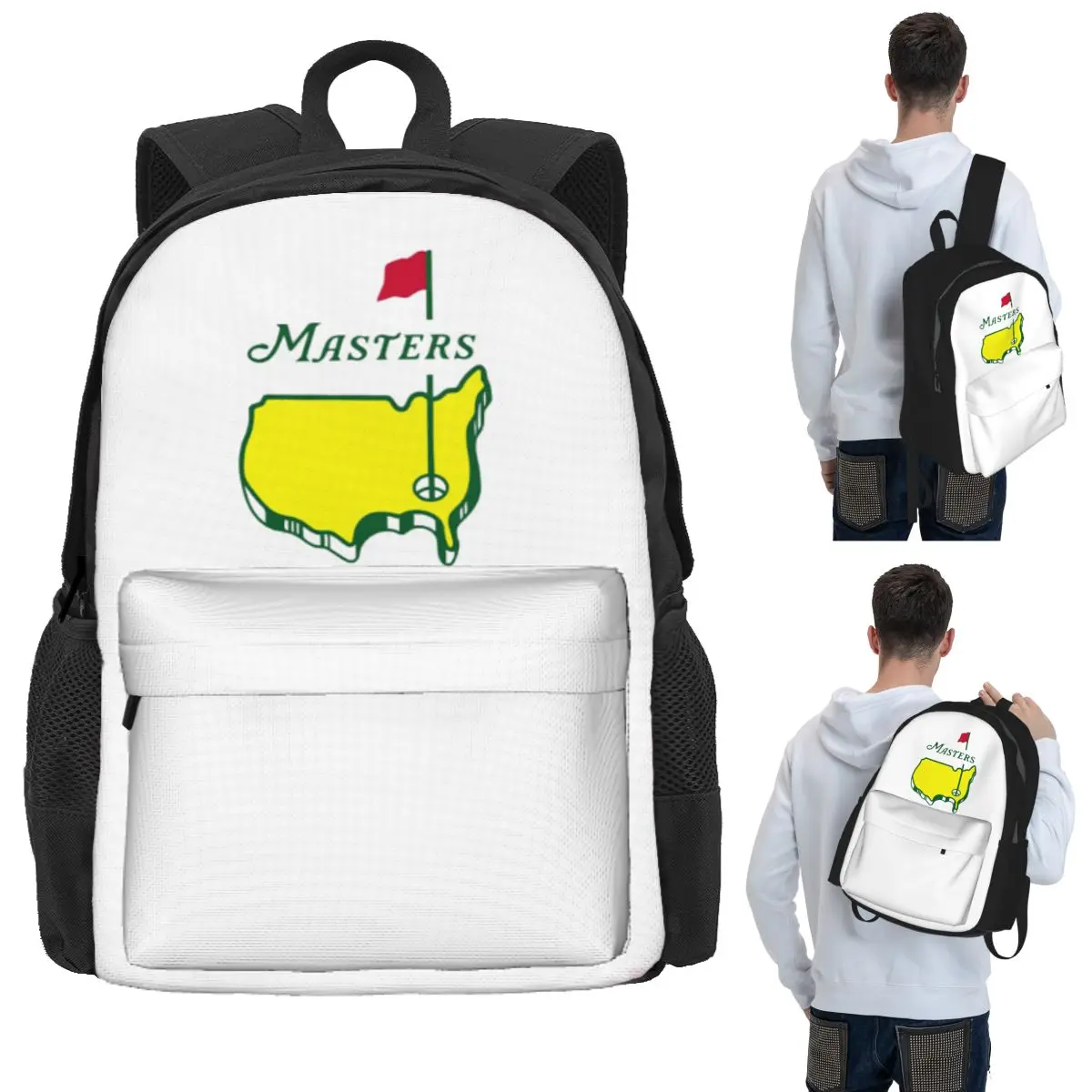 Masters - The Masters 2022 Augusta National Au Student Backpack School Bag Hiking Travel Daypack Men Women Bookbag Shoulder Bags