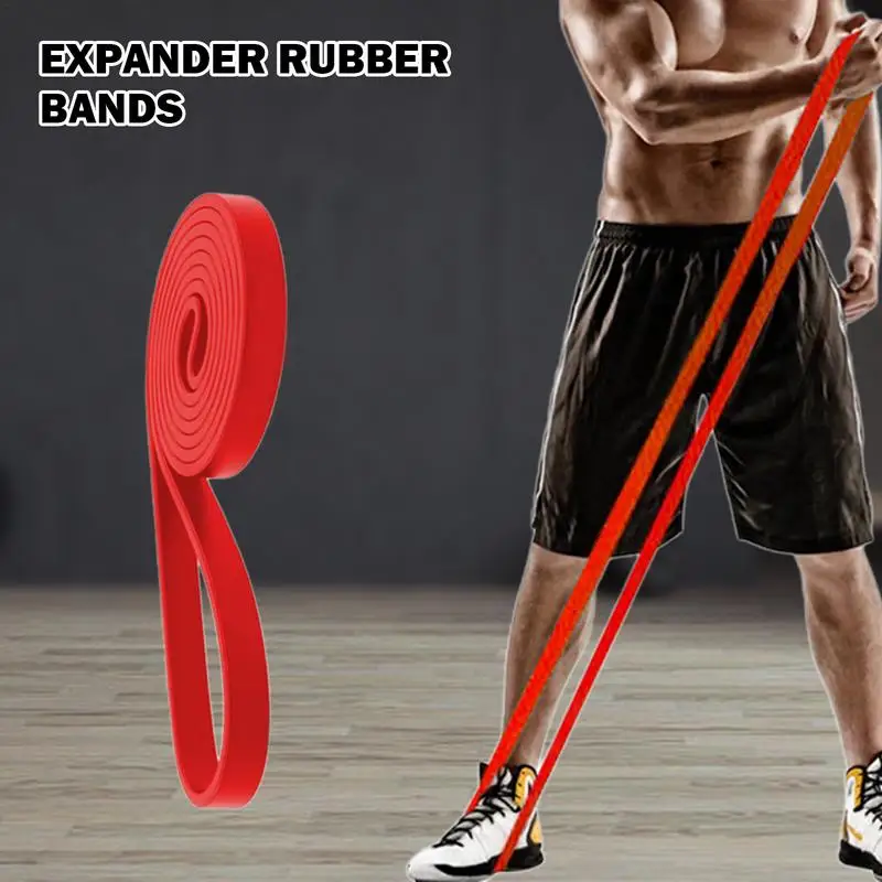 Resistance Band Elastic Exercise Strength Pull-Ups Auxiliary Band Pilates Gym Fitness Equipment Strengthening Train