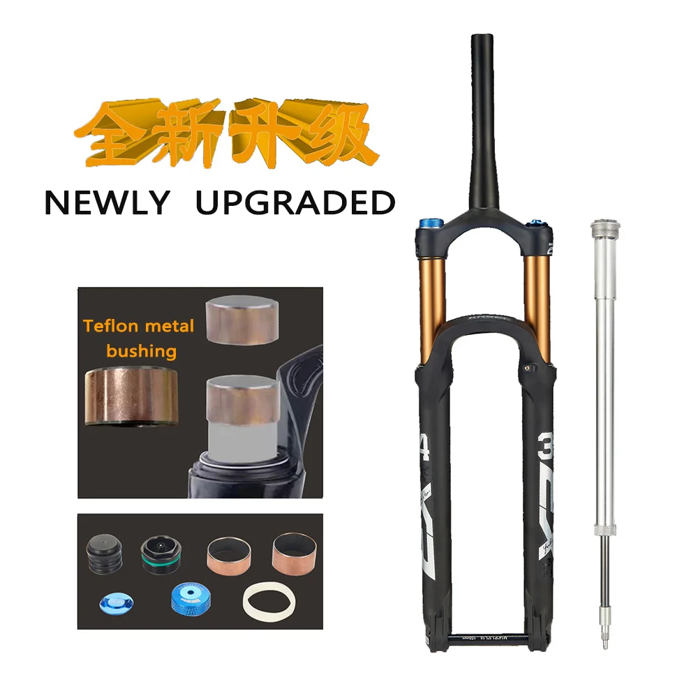 MTB Fork Boost XR34, Tapered Tube, Barrel Axis and Damping, Perfect for Cycling Enthusiasts, 27.5 in, 29 in