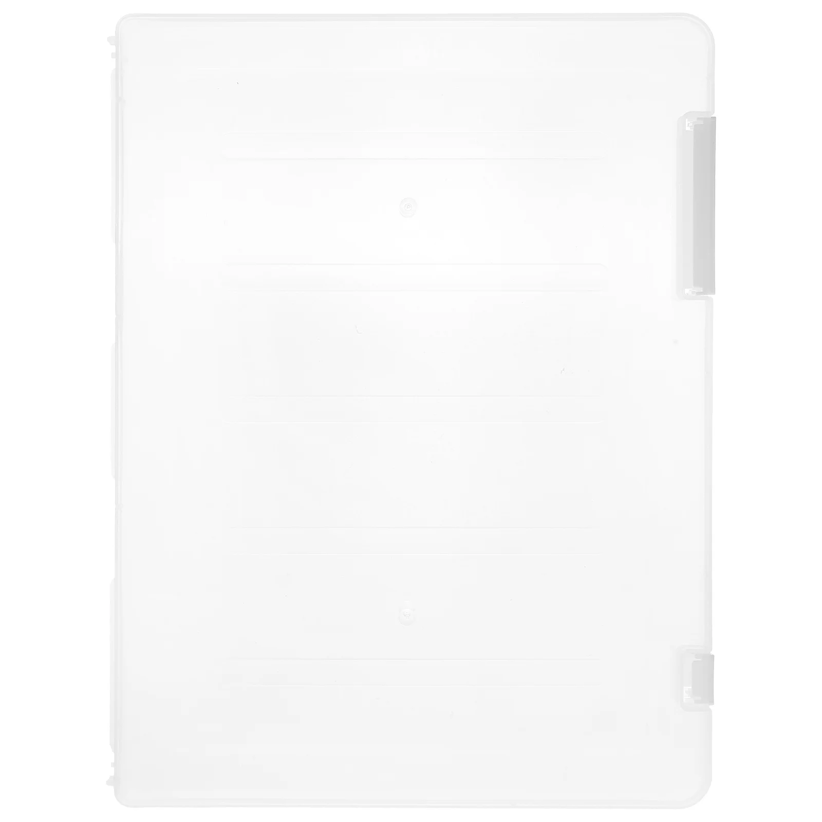 

Transparent A4 Paper File Organizer Box for Documents Receipts Certificates Storage Desktop Document Holder Portable Lightweight