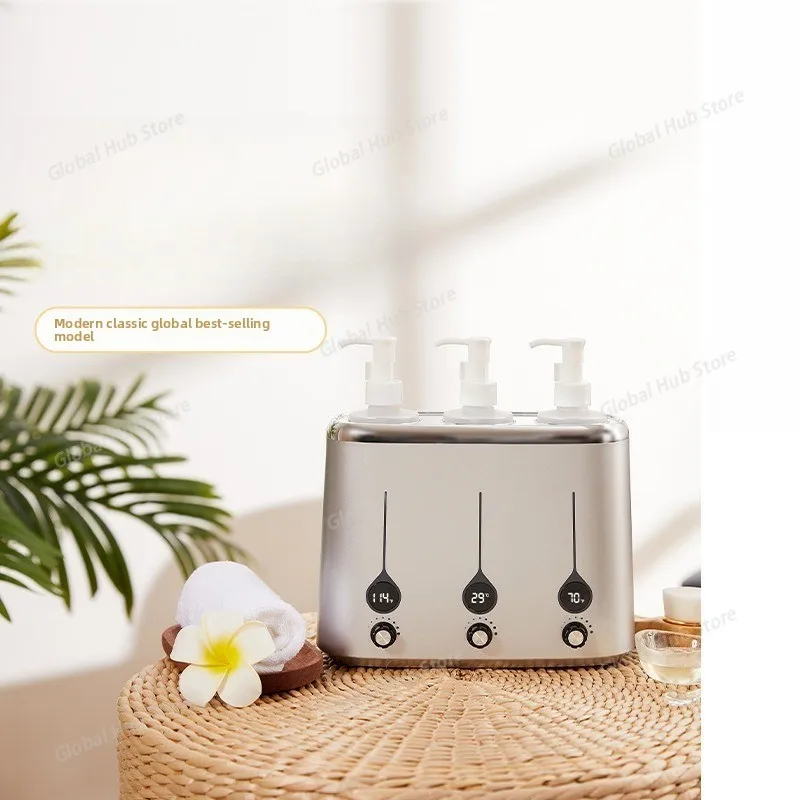 

New Arrival Bottles Essential Massage Oil Electric Heater LED Screen Single Bottle Optional for Spa Salon Hotel Use