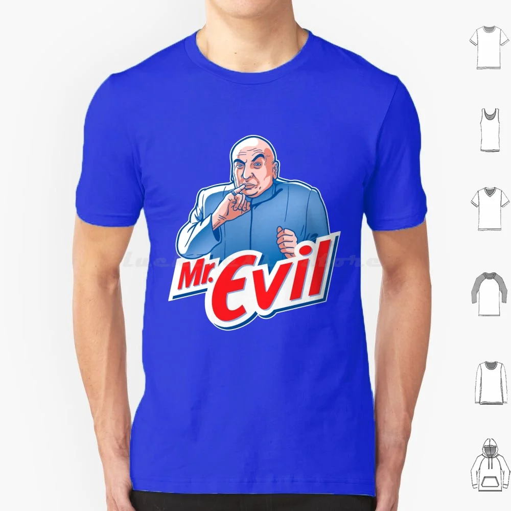 

Mr Evil T Shirt Big Size 100% Cotton Getsousa Movie Funny Humor Evil Villain Logo Cartoon Pop Culture Clean