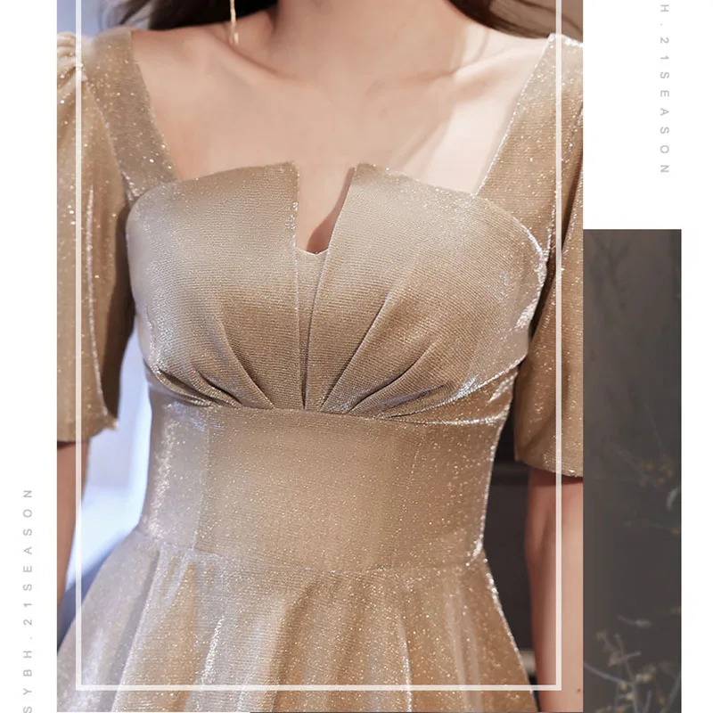 DongCMY Small cocktail dress woman 2024 new temperament dress can usually wear banquet evening dress