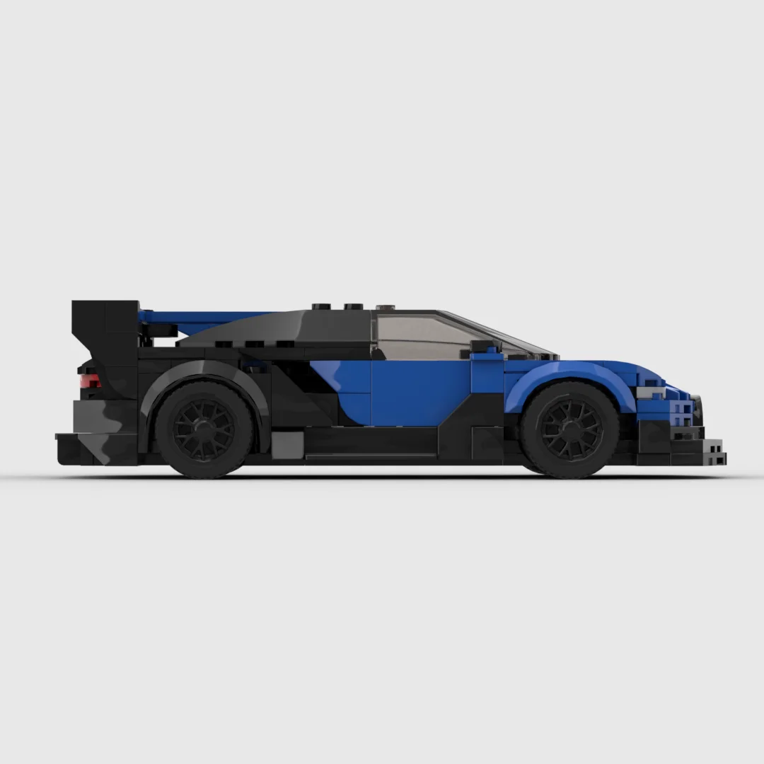 MOC Bolide Vision GT racing Racer Building Blocks Brick Creative Garage Toys for Boys Gifts