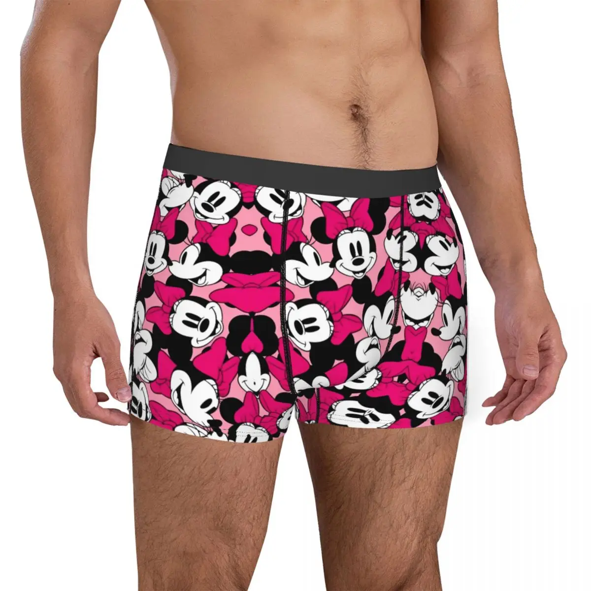 Man Minnie Mouse Boxer Briefs Smooth Underwear Underpants