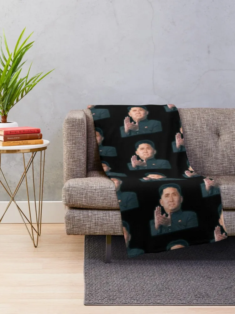 Nicolas Cage Supreme Leader - Nicholas Cage - Nick Cage - Nic Throw Blanket Flannels Bed covers Softest Blankets