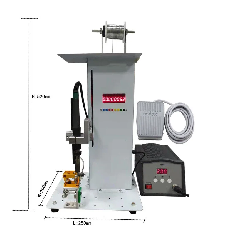 R10 Semi-Automatic Soldering Machine Household Pedal Type Tin Machine Intelligent Soldering Equipment Electric Soldering Irons