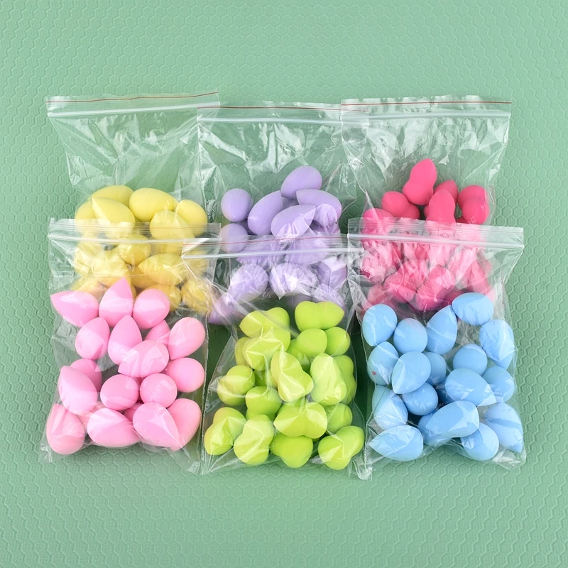 Mini beleza ovo maquiagem liquidificador cosméticos puff seco e molhado maquiagem esponja almofada fundação pó ferramenta de beleza compõem acessórios