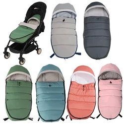 Universal Stroller Footmuff Winter Keep Warm Waterproof Socks Fleece Material Colorful Sleeping Sack Stroller Accessories