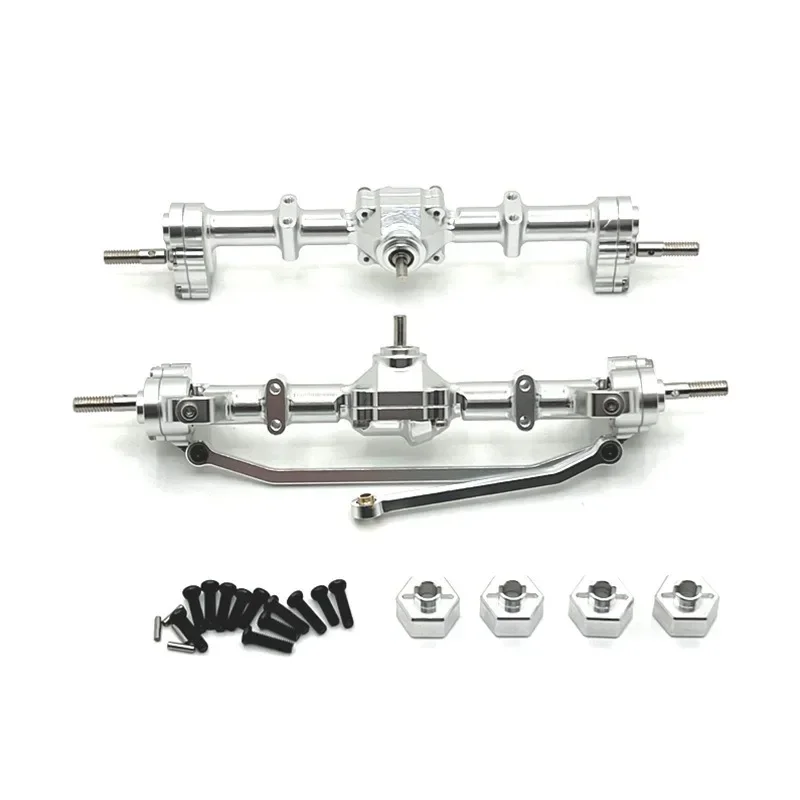 ชุดเพลาโลหะ MN 1/12 MN168 ชุดประกอบเพลาหน้าและหลัง พร้อมอะแดปเตอร์ 12 มม. สำหรับอะไหล่อัพเกรดรถบังคับวิทยุ