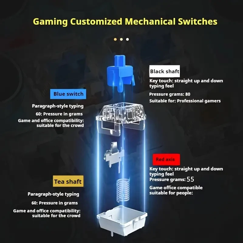 Ewetn punk máquina de escrever teclado mecânico para jogos 104 teclas teclado led colorido retroiluminado usb com fio estilo antigo teclados para windows