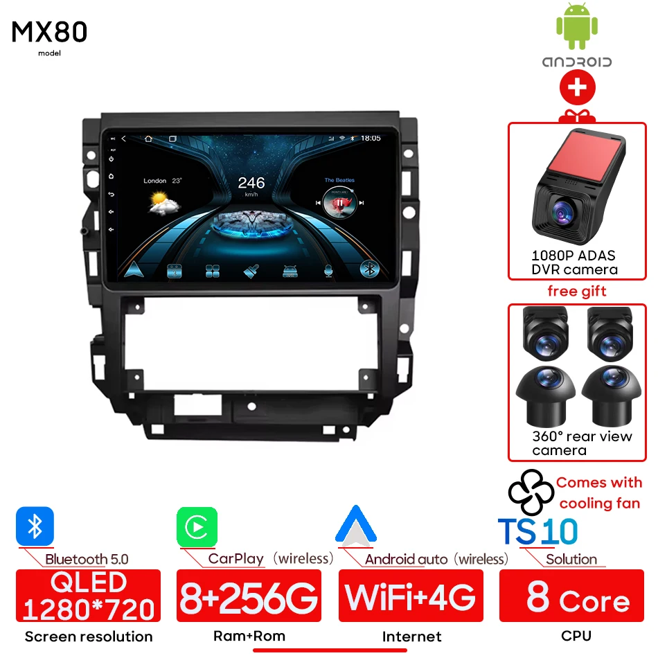 Voor Volkswagen VW Golf 4 Jetta MK4 2002-2008 Android Auto Multimedia Speler Autoradio Stereo Draadloze CarPlay Auto wifi Geen 2din