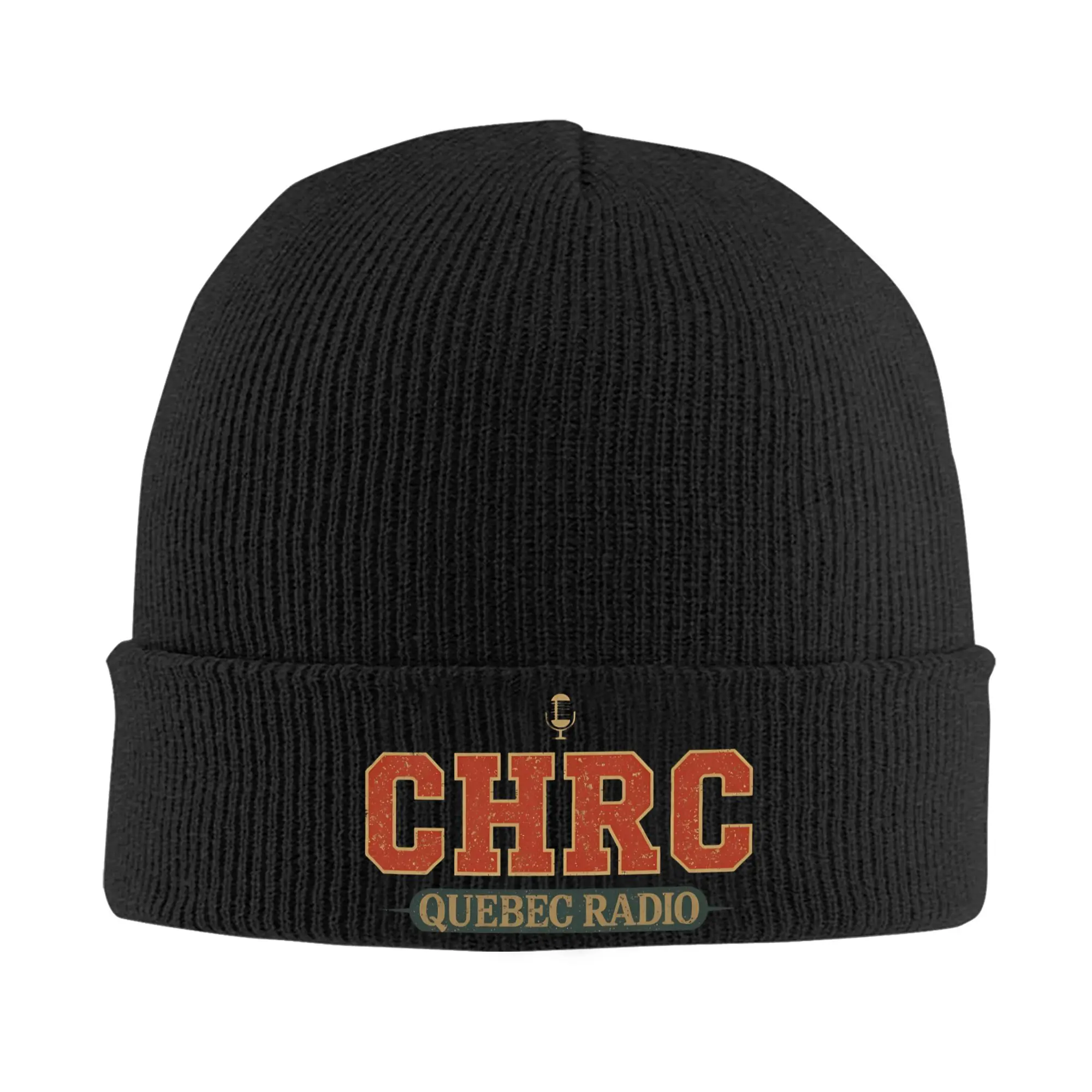 

CHRC Quebec Radio Lover вязаные шапки для женщин и мужчин, зимние шапки, акриловая теплая дыняная шапка