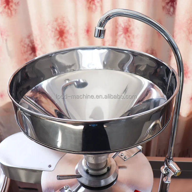 Commercial Stainless Steel Gas Heating Type Soya Milk Grinder Tofu Milk Making Machine